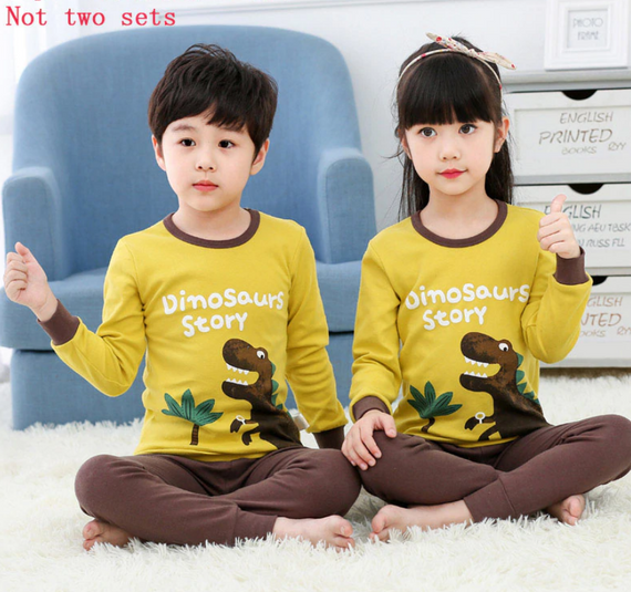 Children pajamas children boys baby clothing kids girls sleepwear clothing set baby long sleeve home clothing for pyjamas kids