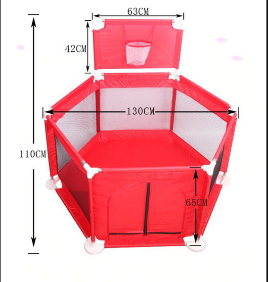 Baby Playpen Fence Folding Barrier Kids Park Children Play Pen Oxford Cloth Game Infants Tent Ball Pit Pool Baby Playground