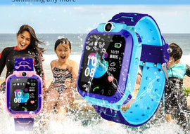 LIGE 2019 New Waterproof smart Child Watch SOS Emergency Call smartwatch LBS Positioning Tracking kids smart watch Children+Box