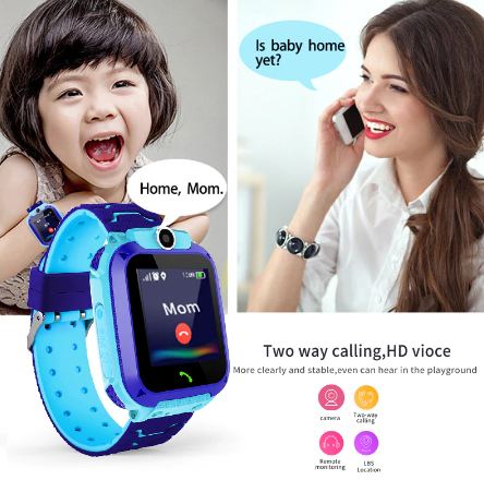 LIGE 2019 New Waterproof smart Child Watch SOS Emergency Call smartwatch LBS Positioning Tracking kids smart watch Children+Box